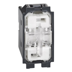 Commutatore doppio tasto 1-0-2 10A 1 modulo controllo circuiti elettrici professionale