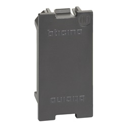 Falso polo tecnico grigio 1 modulo per impianti elettrici modulari BTicino uso domestico e professionale