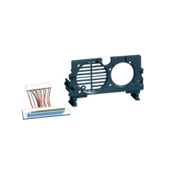 Serie Powercom - Adattatore per montaggio moduli audio/video su pulsantiere monoplacca, serie N, AV/4