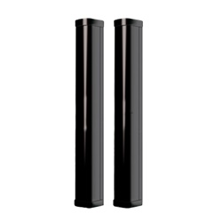 Coppia barriere infrarossi 36 raggi incrociati, altezza 2m, portata 15-80m, termostatazione, IP54