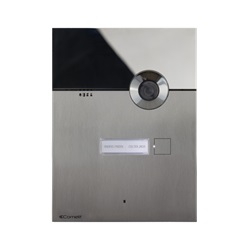 Serie 3one6 - Pulsantiera video HD da incasso in acciaio inox AISI 316, 1 pulsante, sistema ViP, sense, LED segnalazione, IK08, H.264