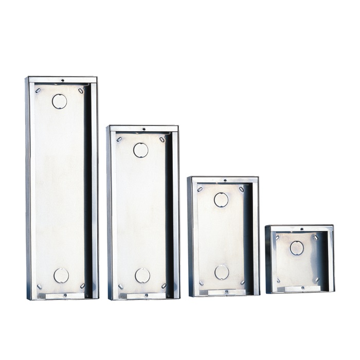 CUSTODIA DA PARETE IN ACCIAIO INOX 6 MODULI SERIE POWERCOM