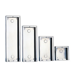 CUSTODIA DA PARETE IN ACCIAIO INOX 9 MODULI SERIE POWERCOM