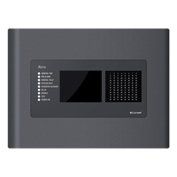 Serie Atena - Centrale indirizzata metallica Atena, 1-4 loop, display touch 320x240, CPU ridondante, EN54-2/4