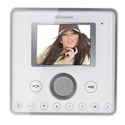 Serie Planux - Monitor 3.5 vivavoce a colori, sistema ViP, touch sensitive, OSD, slot SD card, memovideo, rubrica interna
