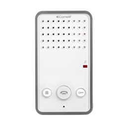 Citofono vivavoce Easycom bianco, sistema Simplebus/Kit, 3 pulsanti, privacy