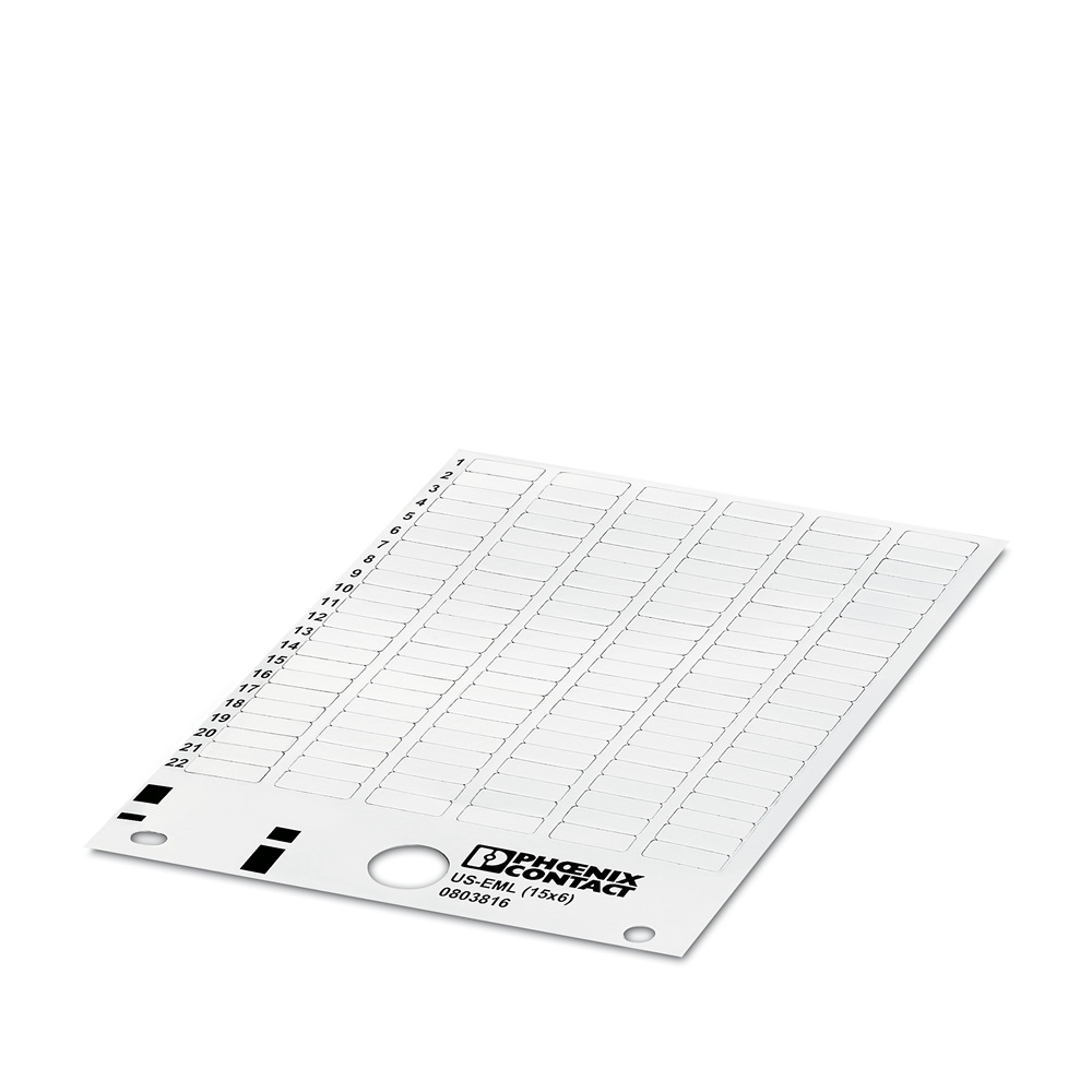 Etichette personalizzabili 50x15mm per morsettiere