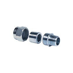RACCORDO 3PZ ACCIAIO ZINCATO M.F.1