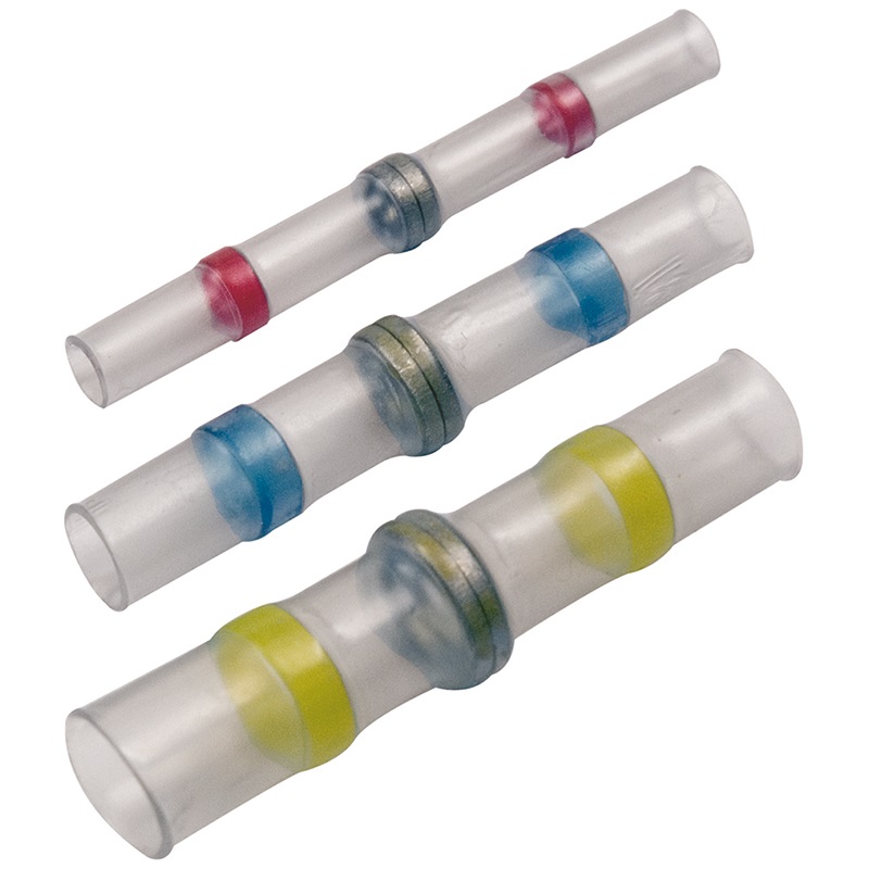 Giunzione autosaldante B-155-9002 con anello saldante interno, protezione umidità, per installazioni elettriche rapide e sicure