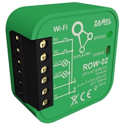 Ricevitore sistema Supla 2 canali compatto per automazione luci e tapparelle domotica