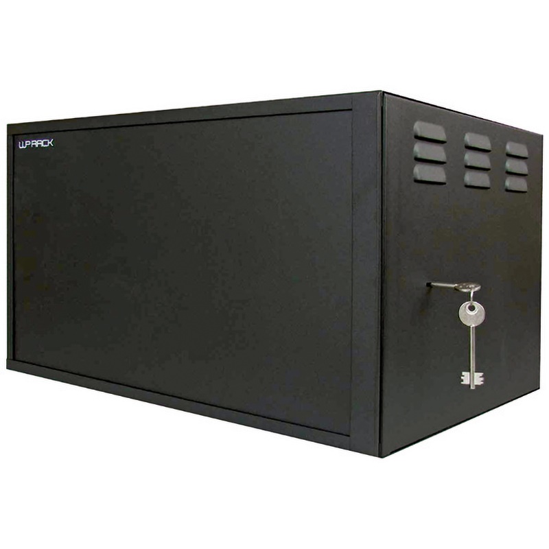 Armadio a muro RWS 12U nero montaggio dx/sx per impianti elettrici professionali compatto resistente