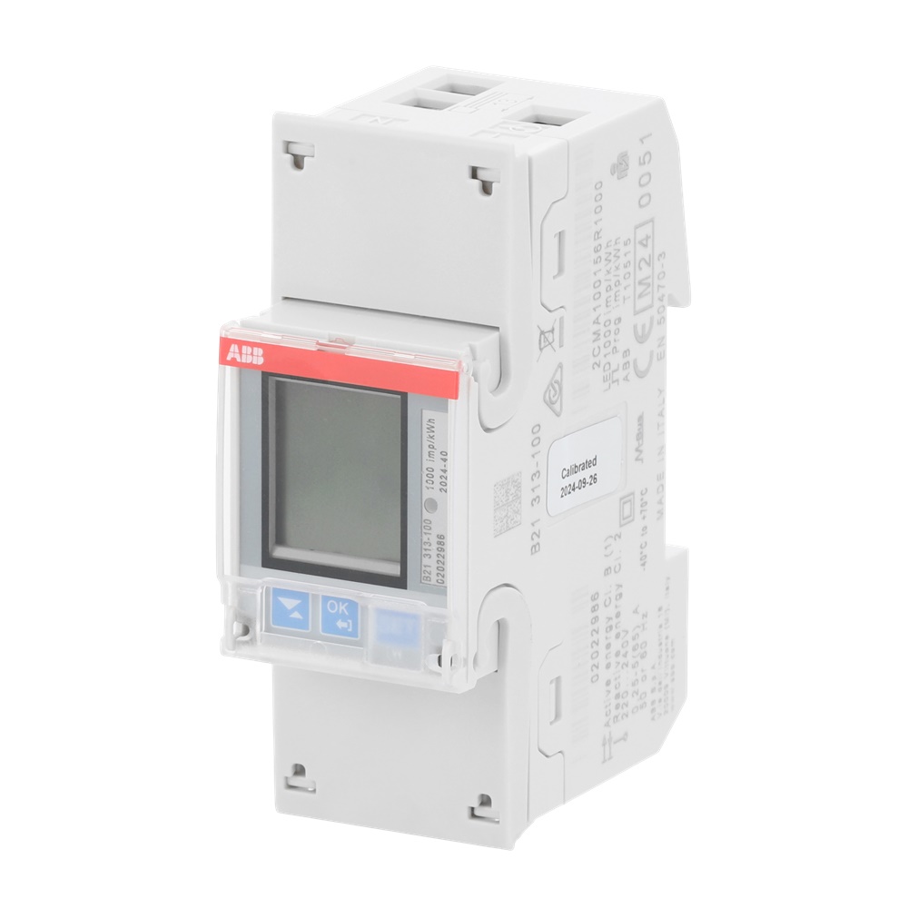 Energy meter Silver M-Bus monofase 5A DIN rail per edifici commerciali e residenziali
