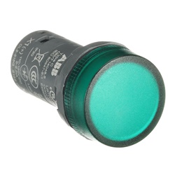 Pilot Light LED verde compatto 110-130V per segnalazione industriale