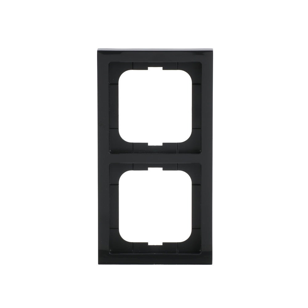 Cover frame 2-gang anthracite future linear per sistemi canaline con angoli arrotondati