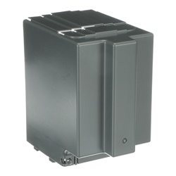 Calotta grigia alta 3 poli protezione terminale elettrico trifase snap-on 3 pezzi