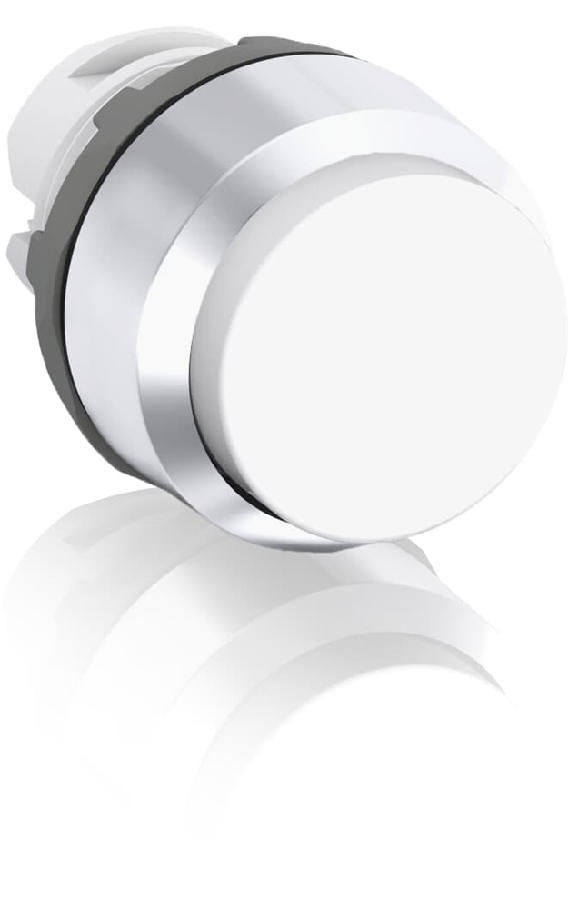Pushbutton MP3-20W bianco non illuminato plastica cromo per applicazioni elettriche professionali e residenziali