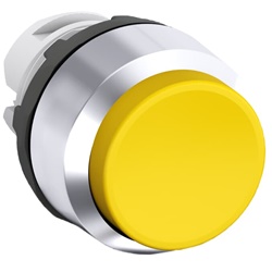 Pushbutton mantenuto MP4-20Y giallo plastica cromata per applicazioni elettriche robuste