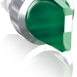 Selector switch 2 posizioni mantenuto maniglia corta verde illuminato per applicazioni elettriche