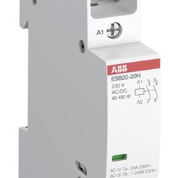 Contattore di installazione ABB Esb20-20N-06 230V C.C./C.A.
