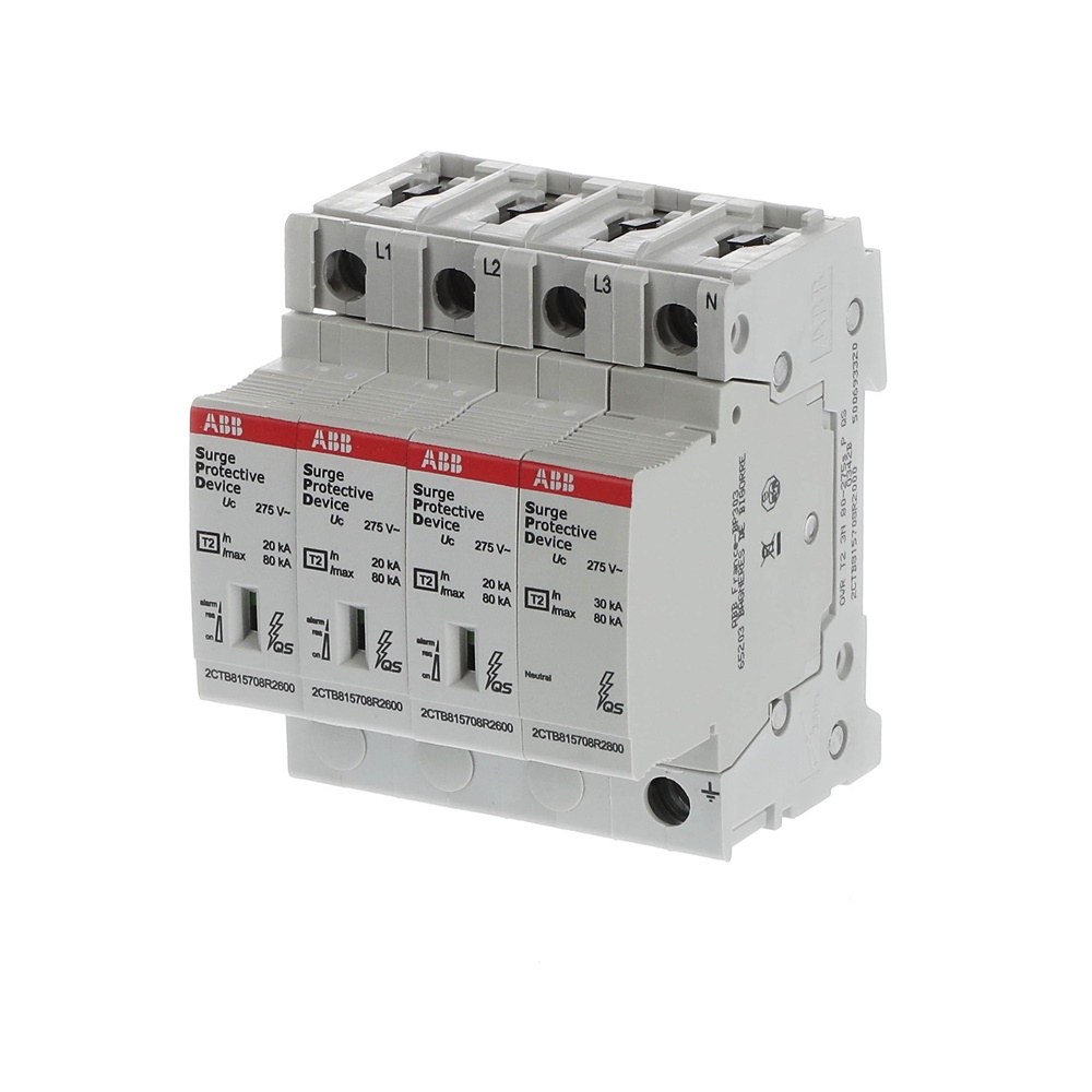OVR T2 3N 80-275S SPD Tipo 2 Protezione Sovratensioni 3P+N 80kA Sistema Bassa Tensione