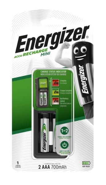 ENERGIZER MINI CHARGER + 2AAA POWER