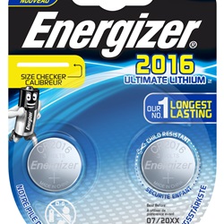 ENERGIZER CR2016 Lithium Performance BP2