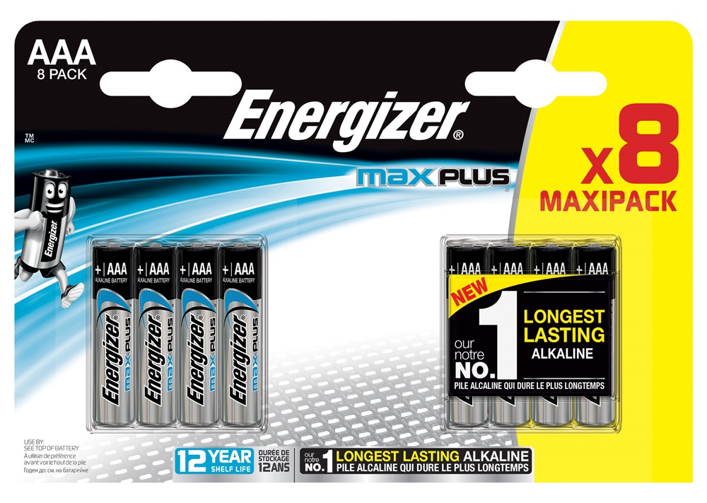 ENERGIZER Max Plus AAA BP8