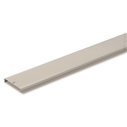 Coperchio metallico RAL7035 75x3000 mm per protezione componenti elettrici