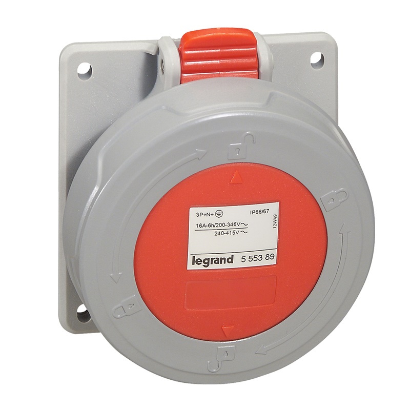 PRESA FISSA INCASSO IP67 16A 3P+T 3
