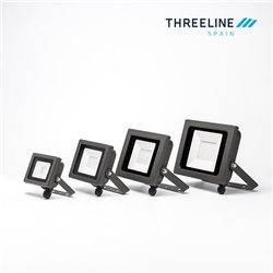Proiettore LED Ultrasottile 30W Bianco Neutro apertura 120º  finitura Nera