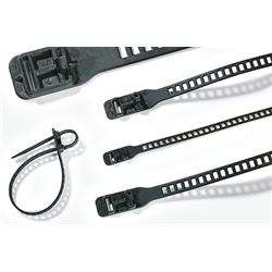 Fascetta flessibile TPU 880x28 mm riutilizzabile per cavi sensibili e applicazioni industriali