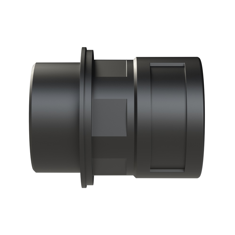 Raccordo PA6 M40x1,5 DN29 IP68 nero per tubi corrugati elettrici