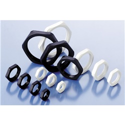 Ghiera nylon PA6 grigia filettatura PG11 per applicazioni elettriche fissaggio cavi resistente e durevole