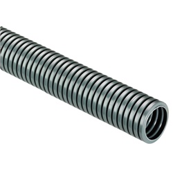 Guaina corrugata PA6 flessibile media resistenza NW23 grigia 50m per protezione cavi elettrici